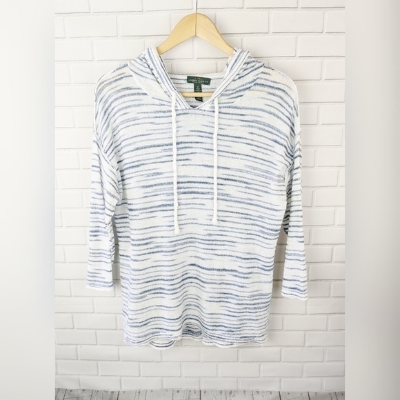 LRL Lauren Jeans Co Ralph Lauren Striped Sweater Women's Medium - Picture 1 of 4